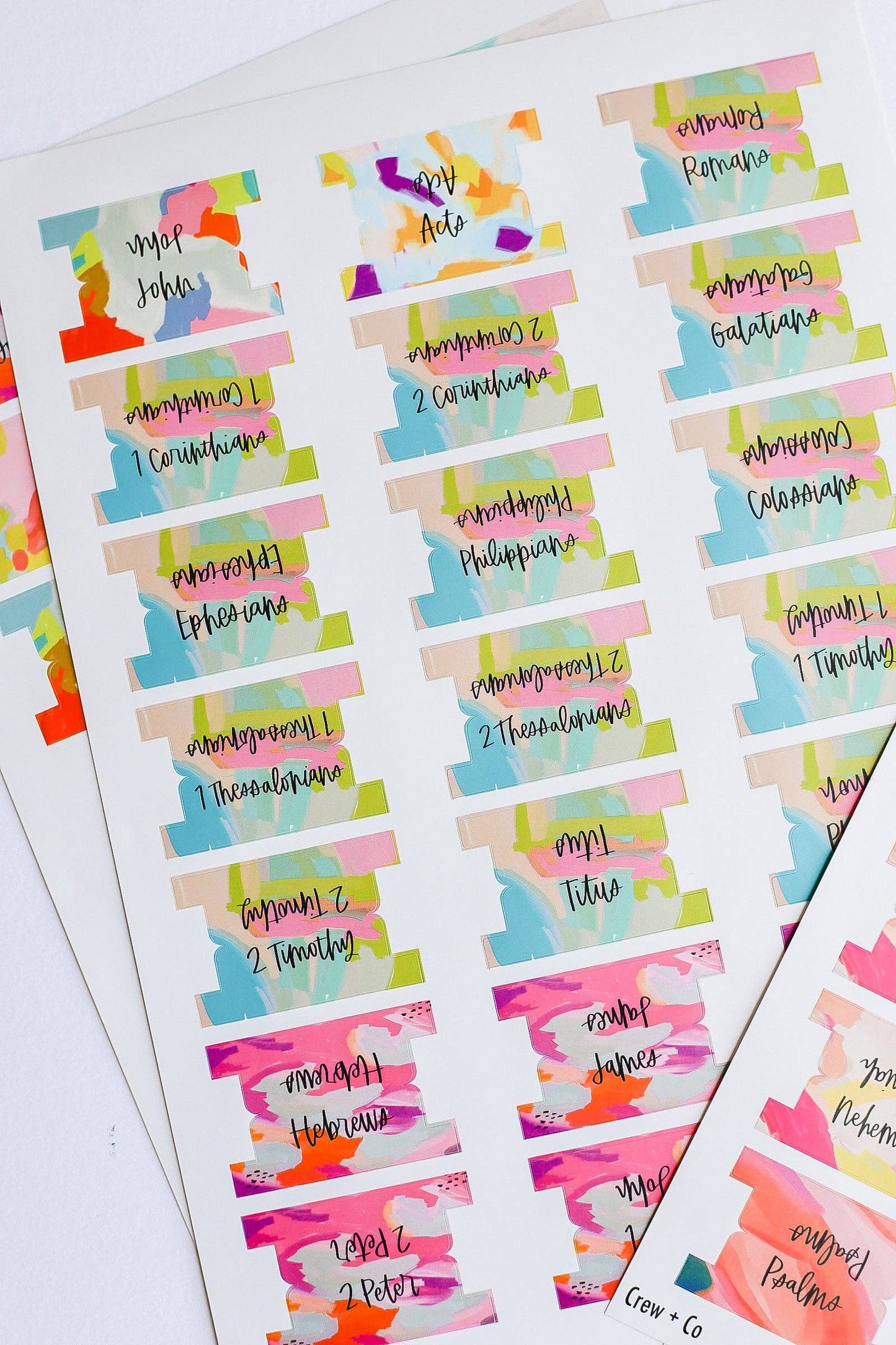 Bible Tabs • Bright + Colorful