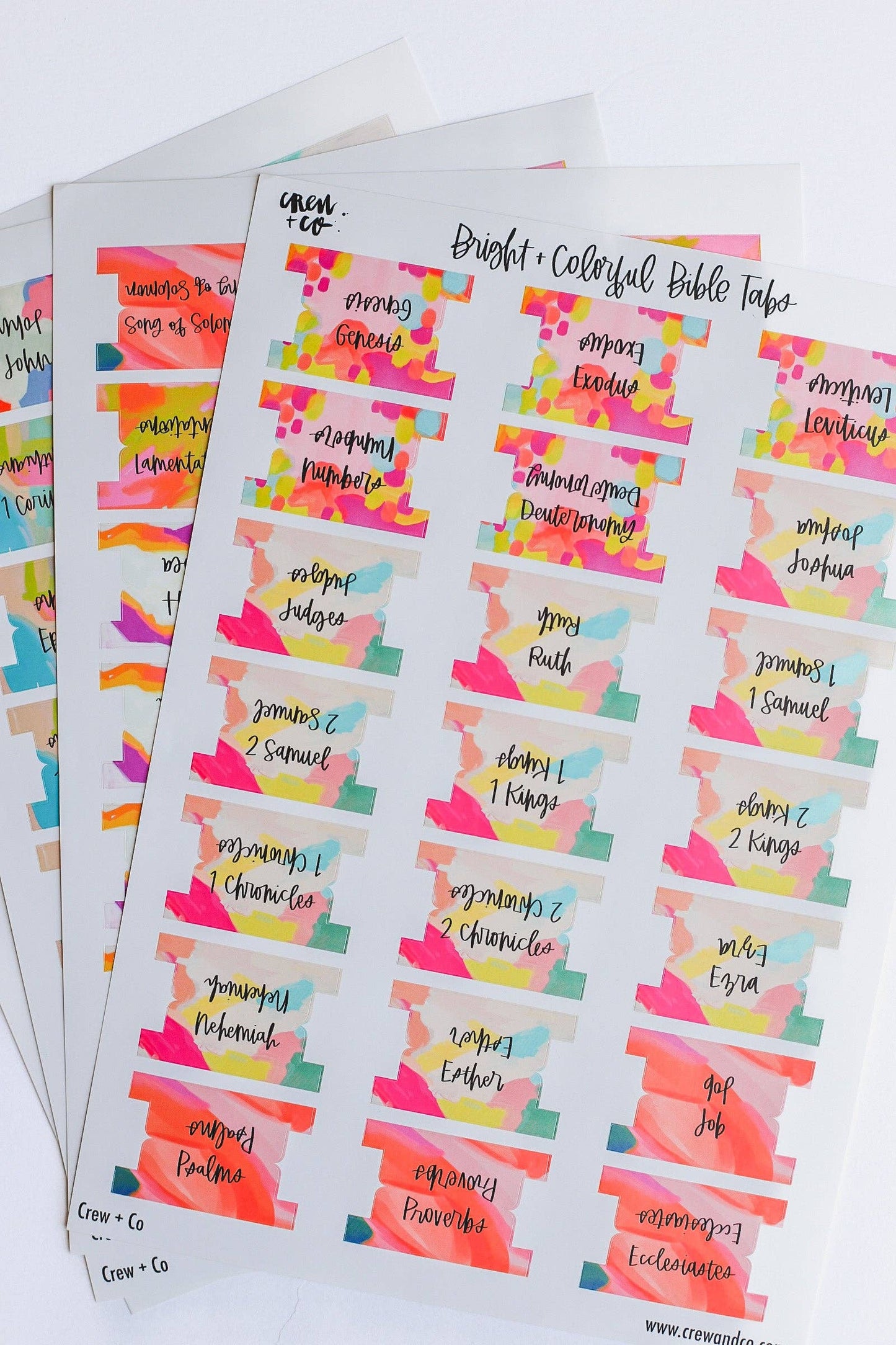 Bible Tabs • Bright + Colorful