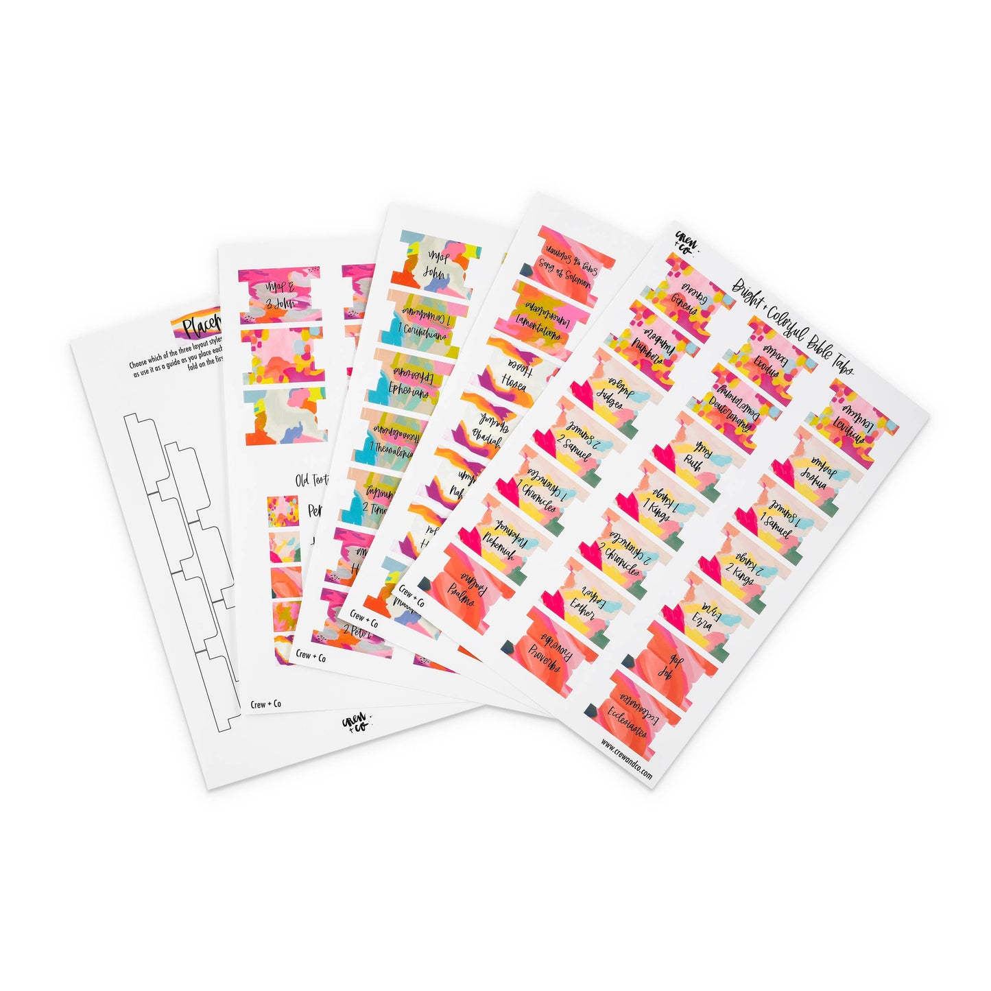 Bible Tabs • Bright + Colorful