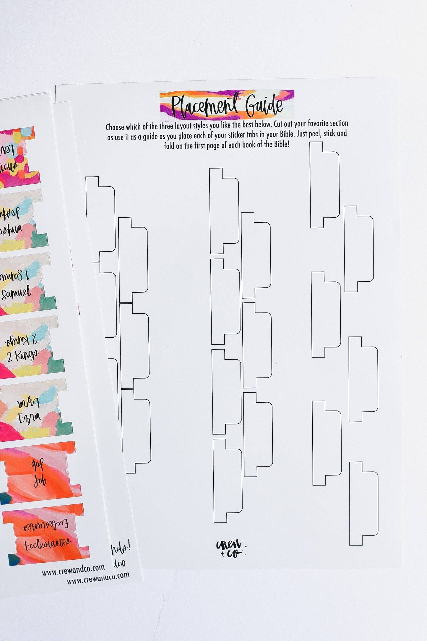Bible Tabs • Bright + Colorful