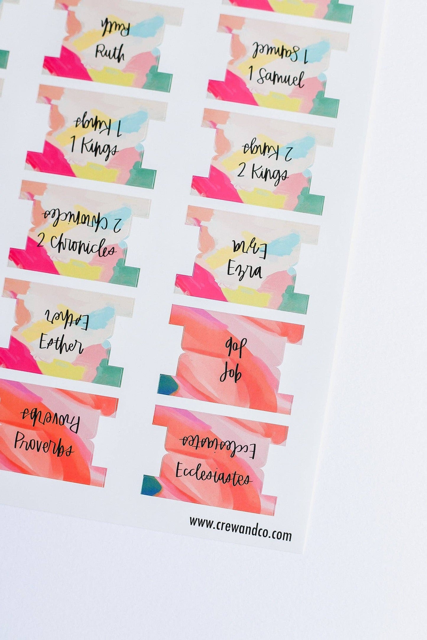 Bible Tabs • Bright + Colorful
