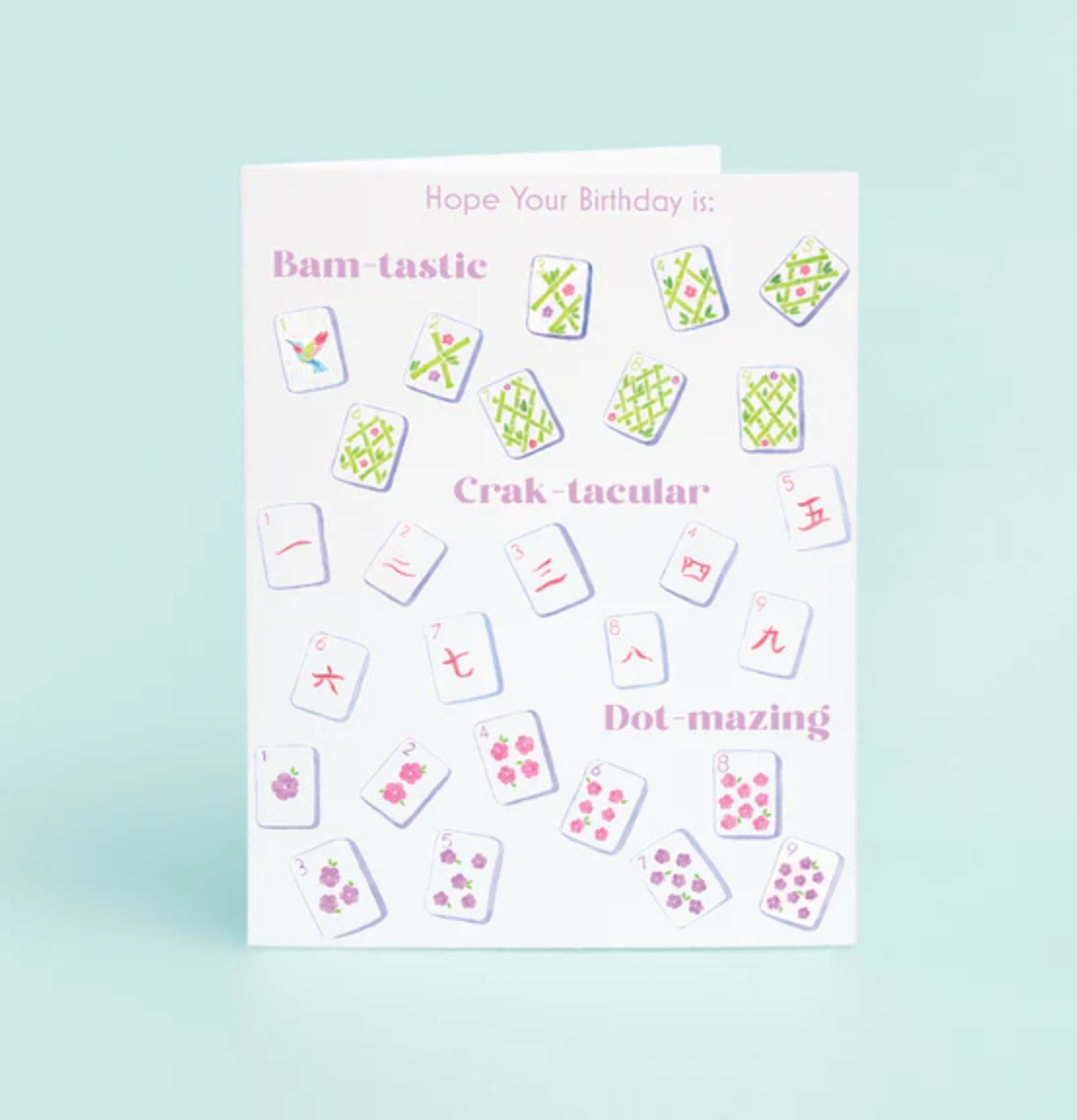 Mahjong Birthday Cards