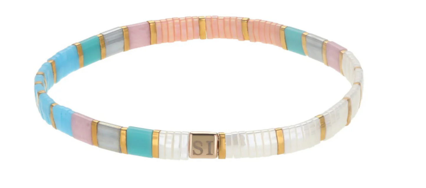 Splendid Iris Colorful Stretch Bracelet