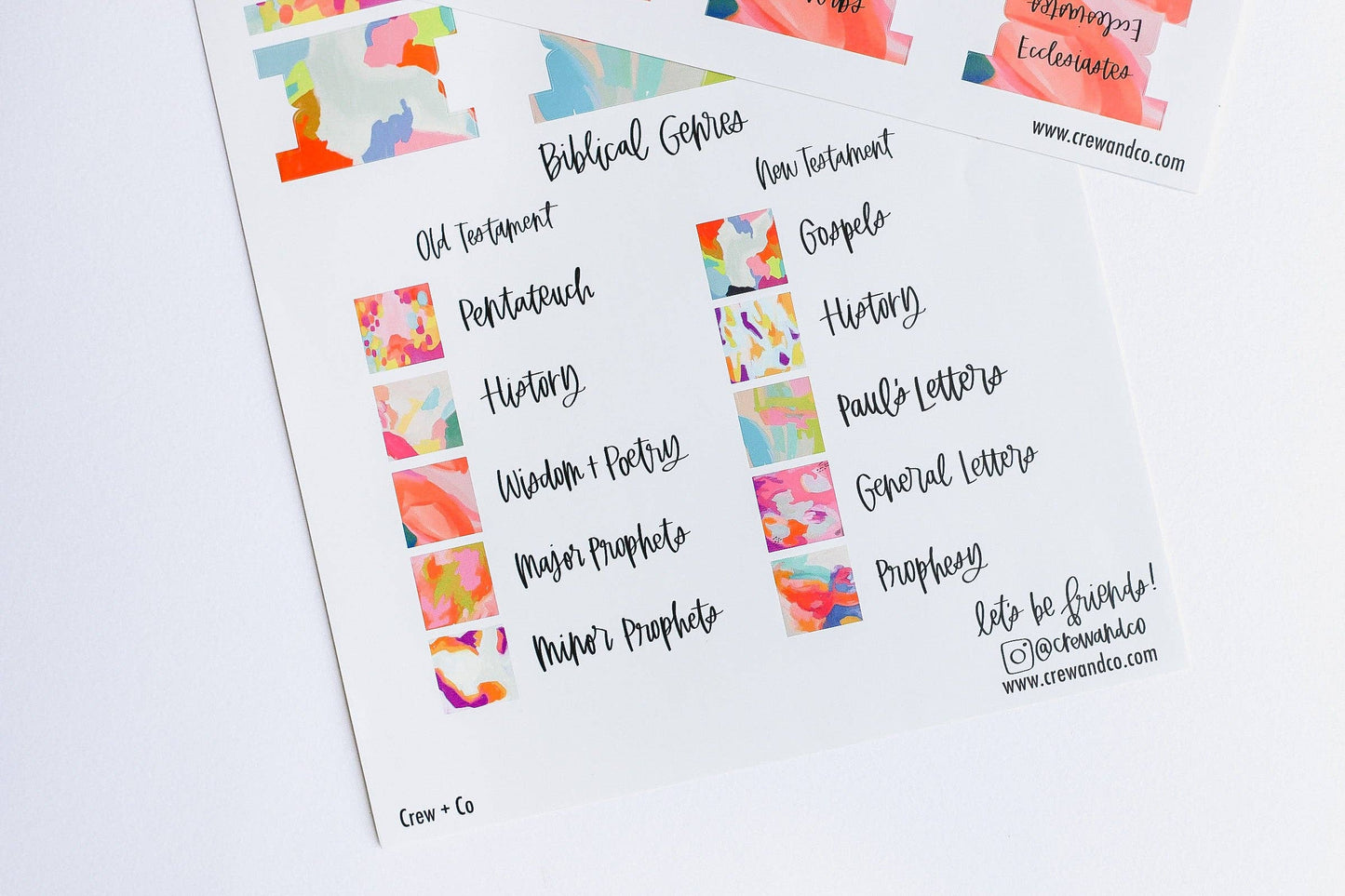 Bible Tabs • Bright + Colorful
