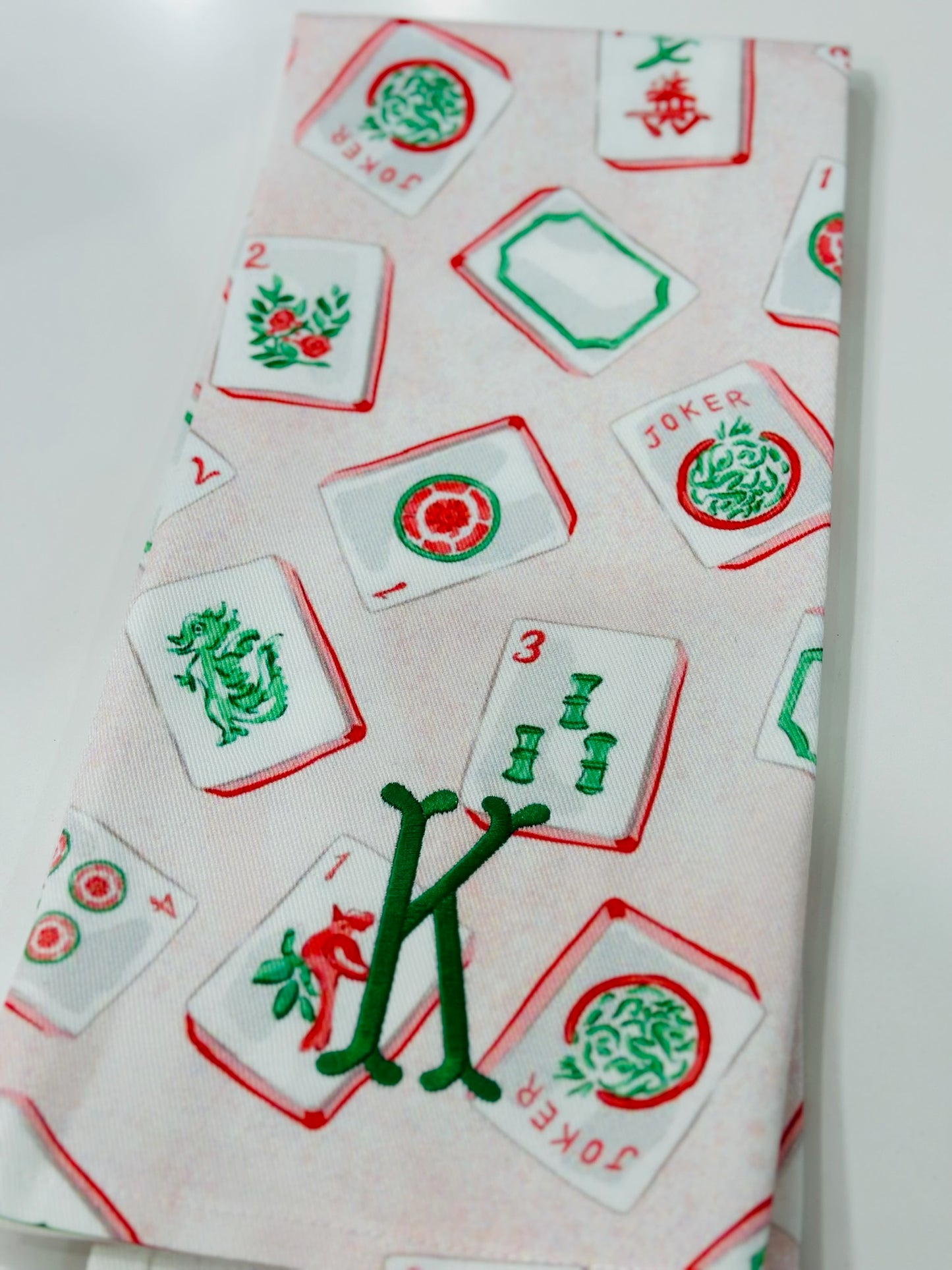 Christmas Mahjong Towel