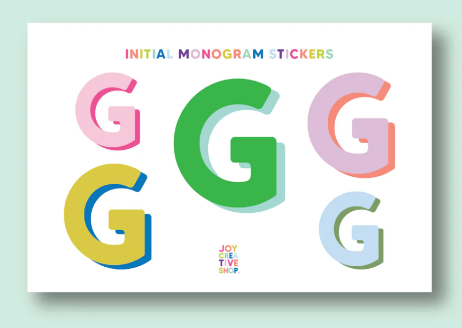 Initial Stickers