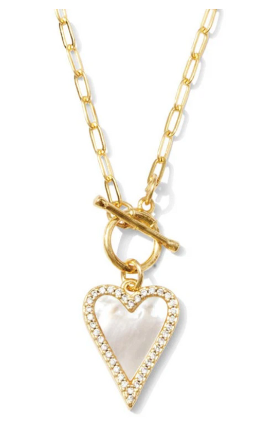 Pearl Heart Necklace