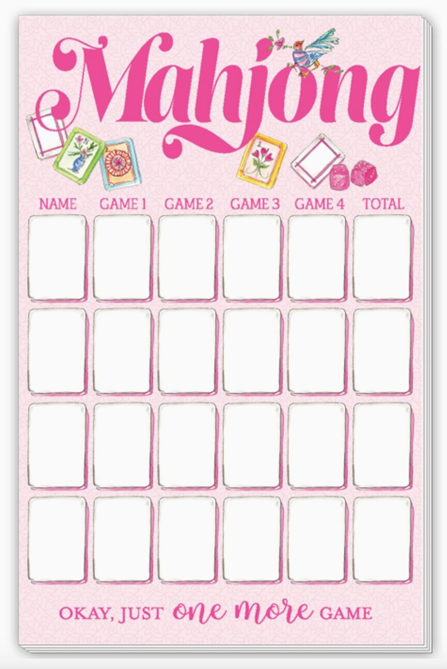 Mahjong Score Pad (Roseanne Beck)