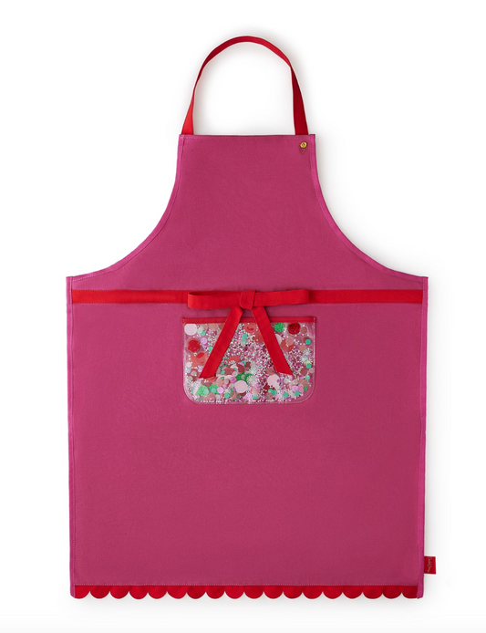 Pink Glitter Apron