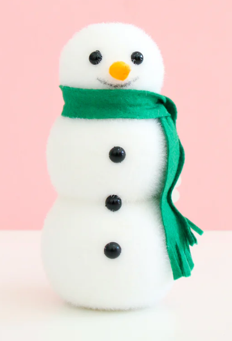 Flocked Snowmen