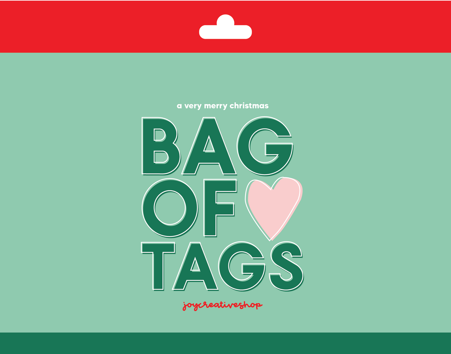 Bag of Tags - Christmas