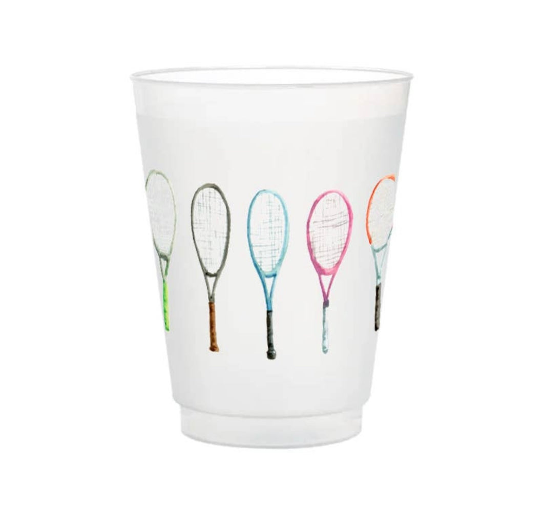 Plastic Party Cups- Tennis